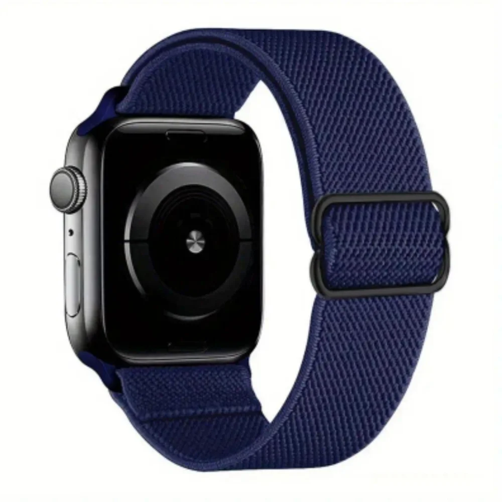 Two Apple Watch Nylon Elastic Bands. 38mm, 40mm, 41mm
